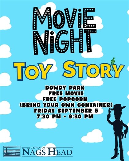 Movie Night at Dowdy Park - Toy Story