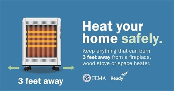 As winter storm brings extremely cold conditions, make sure you are heating your home safely.
