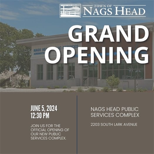 Public Services Complex Grand Opening June 5 at 12:30 pm