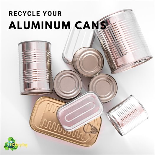 Many of the ingredients you'll need for Thanksgiving dinner may come from a can.  Aluminum can be recycled indefinitely, so be sure to rinse your aluminum cans then place them in your curbside recycle bin!