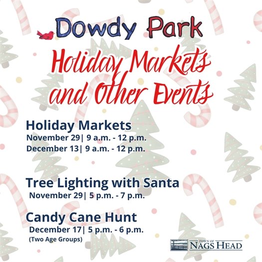 Dowdy Park Holiday Markets and Other Events 2025