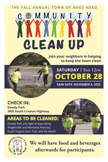 Community Clean Up at Dowdy Park October 28, 9 am - 12 pm