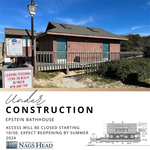 Epstein Beach Access Closed Starting Oct 30, 2023 for Construction 