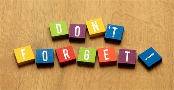 Don't Forget in Text