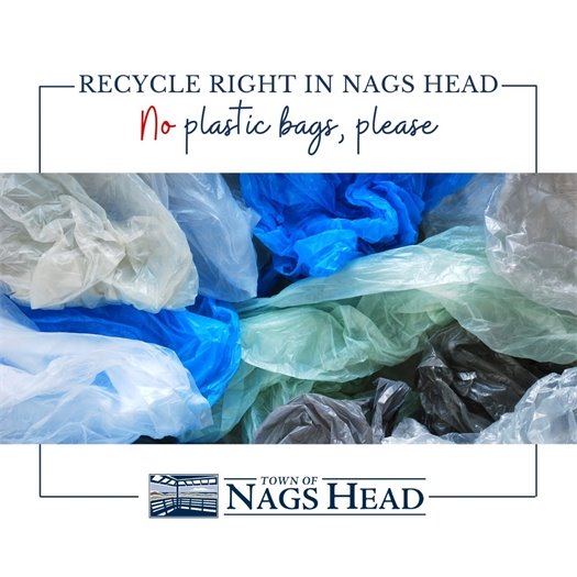 Plastic bags continue to be one of the leading recycling issues.  These bags are not accepted in curbside recycling because they tangle in equipment not designed to process thin plastic.  To recycle your bags, please return them to a participating store. 