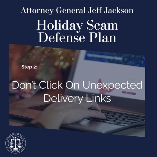 Watch out for fake delivery notifications. 