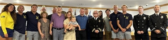 Nags Head Lifesaving Award Presentation August 7, 2024