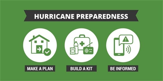 Hurricane season is here! Be ready by having an emergency plan, signing up for weather alerts, and knowing your evacuation routes.  Remember: People not living by the coast are still at risk for wind, thunderstorms, flooding, & power outages. More: ready.gov/hurricanes.
