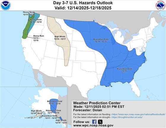Our National Weather Service Office is monitoring the risk for some of the coldest air of the winter season Sunday night into Monday morning as a powerful cold front sweeps across the country.