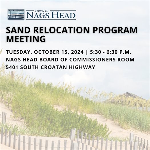 Sand Relocation Meeting October 15, 2024