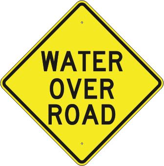 Water over Road