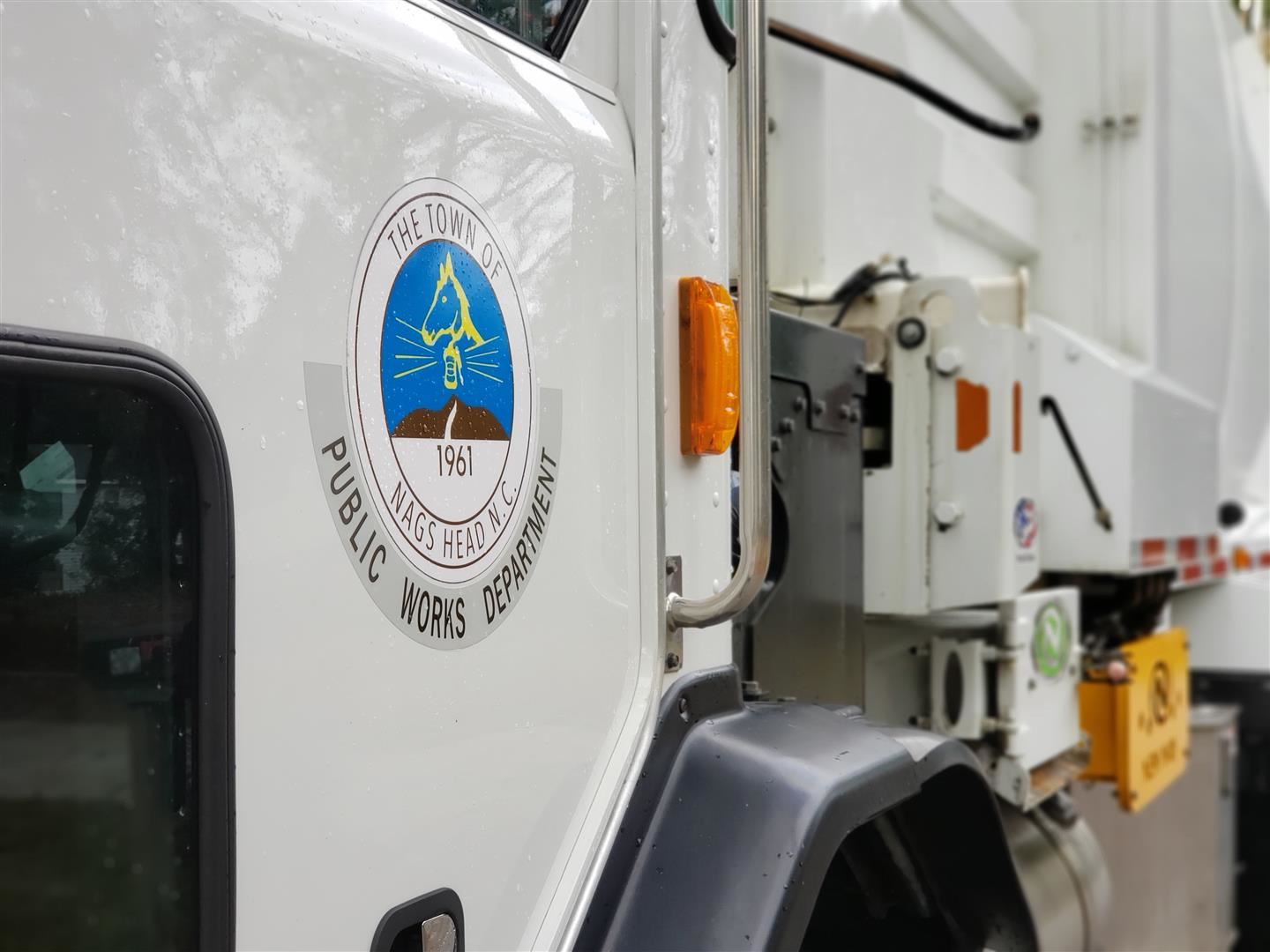 Side of Nags Head Sanitation Vehicles
