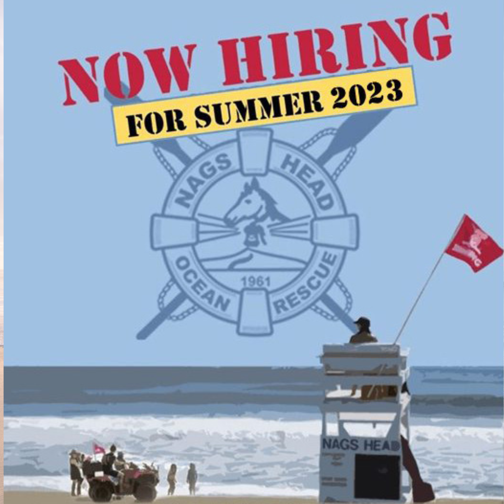 Hiring Ocean Rescue Guards for Summer 2023