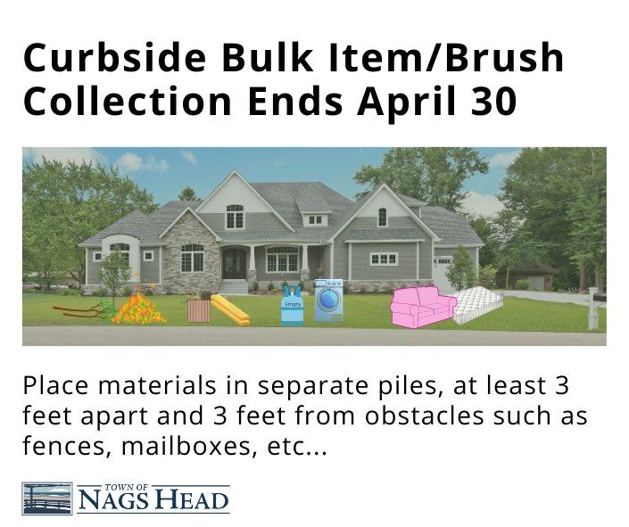 Curbside Bulk/Brush Collection Service Ends April 30 20023
