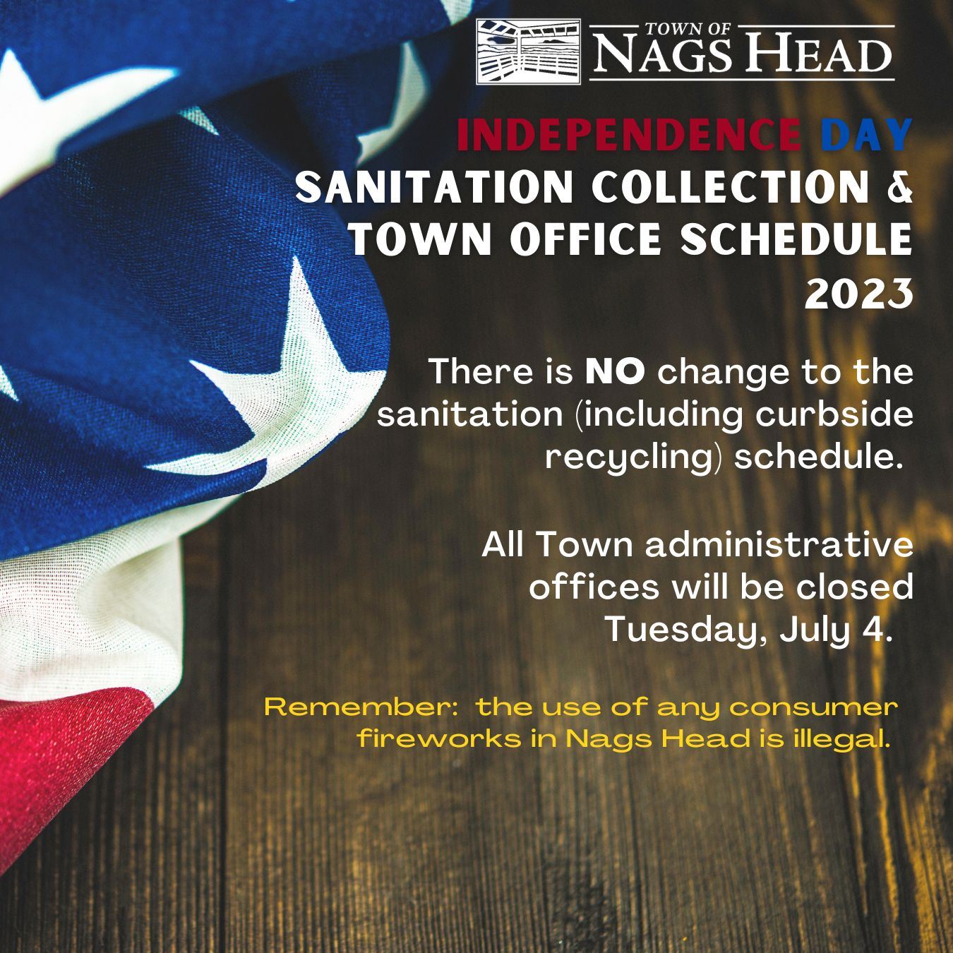 Independence Day 2023 Sanitation and Office Closure Schedule
