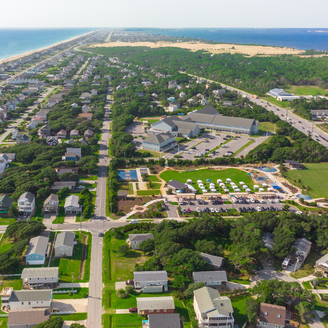 Aerial view of Dowdy Park 