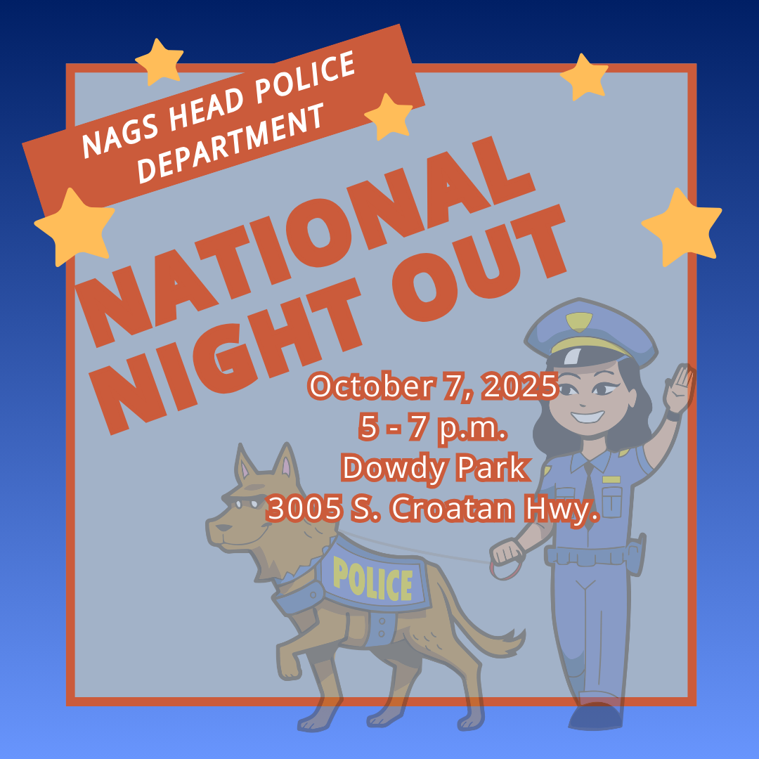 National Night Out October 7, 2025 at Dowdy Park from 5 to 7 p.m.