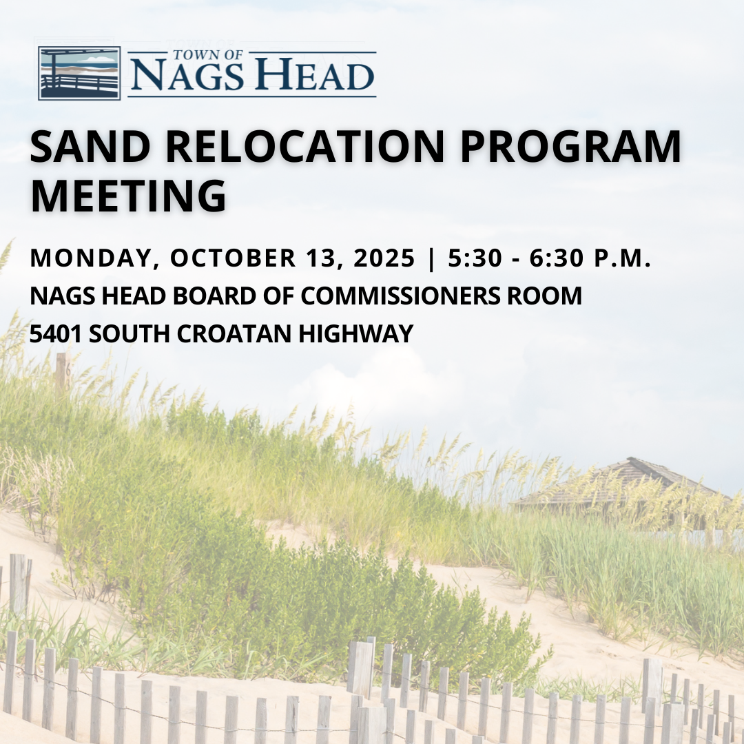 Sand Relocation Meeting, October 13, 2025 5:30 to 6:30 p.m.