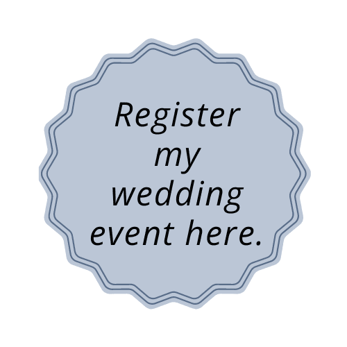 Register my Wedding Event Here