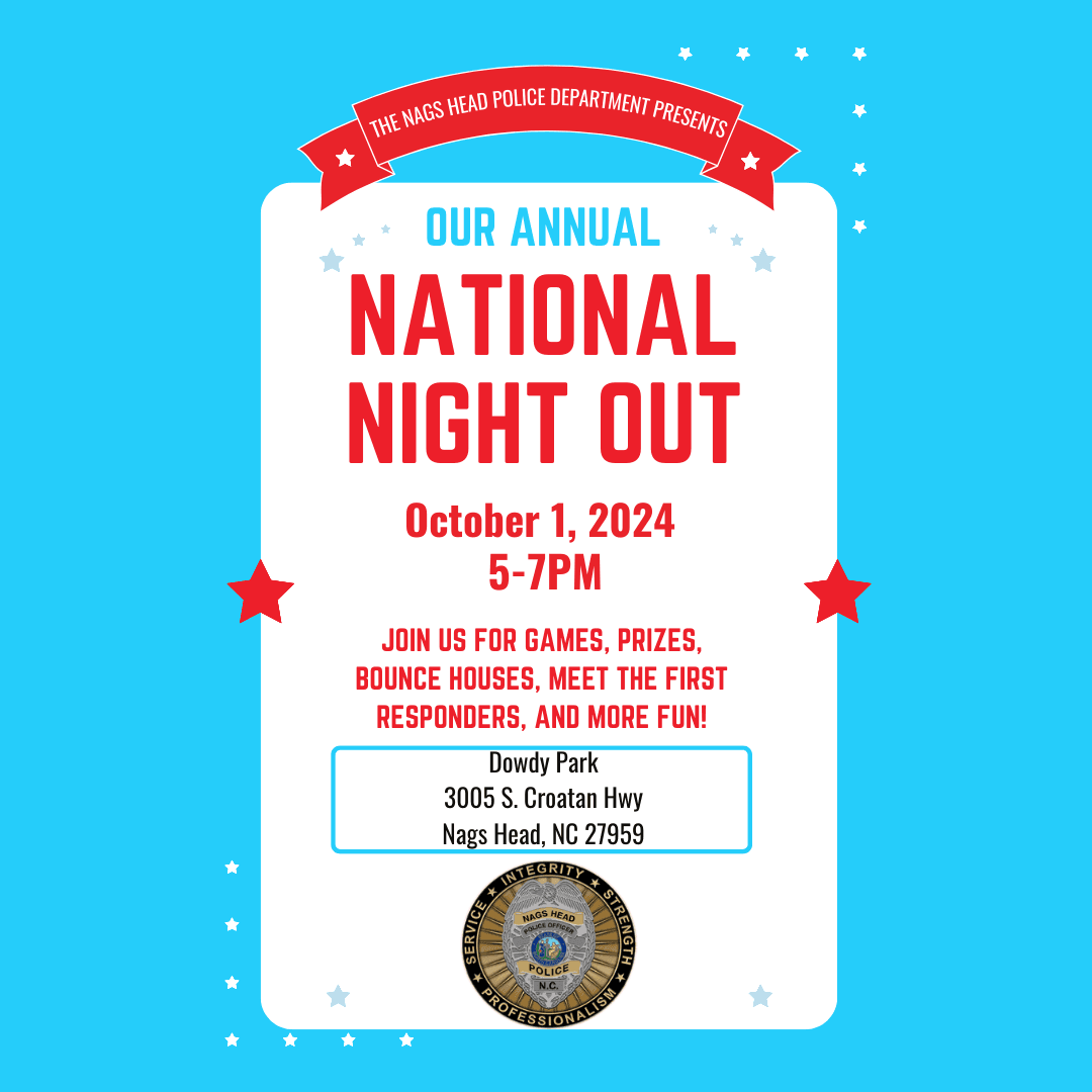 NH PD National Night Out October 1, 2024 from 5 to 7 pm