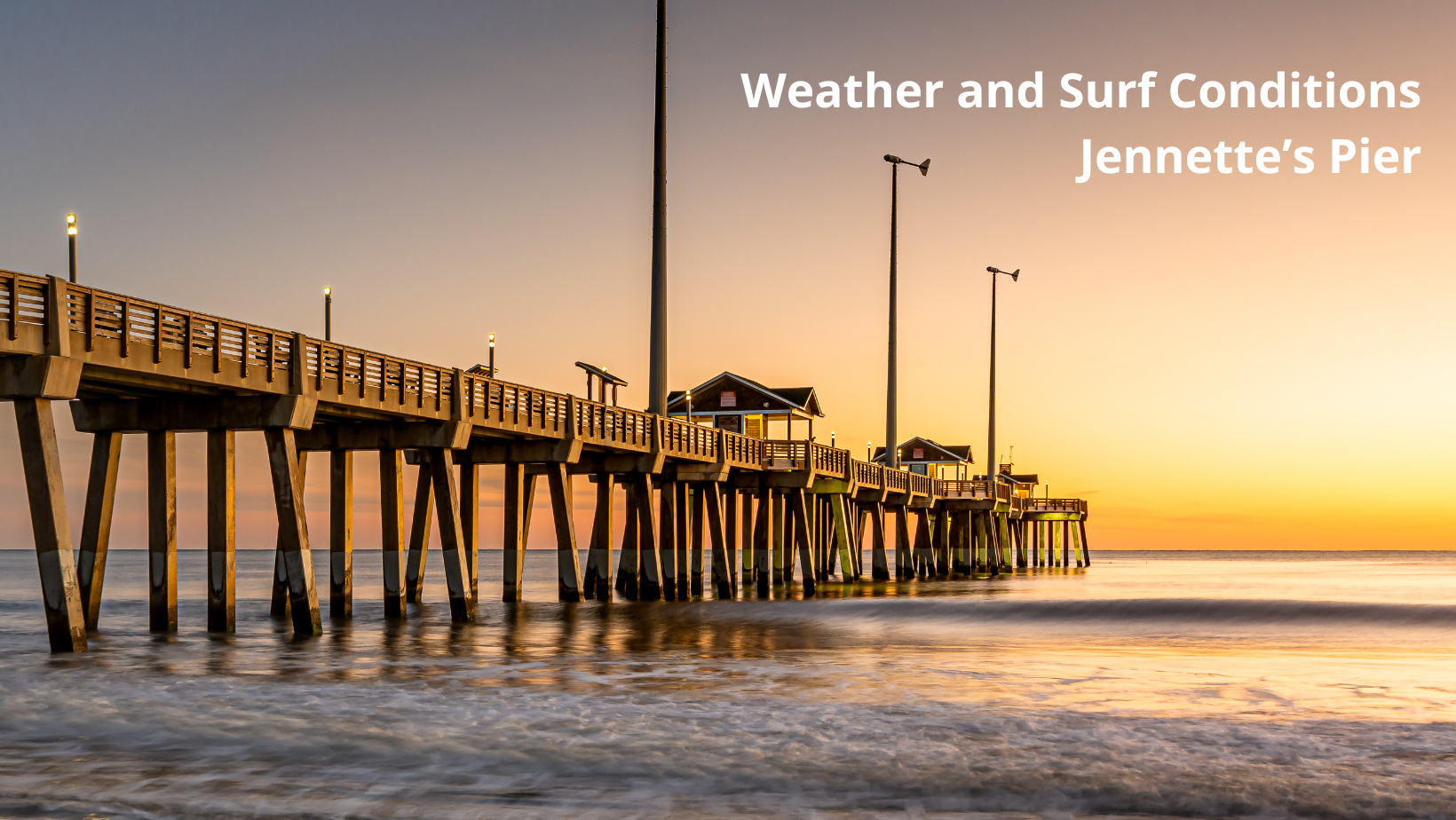 Weather and Surf Conditions at Jennette's Pier