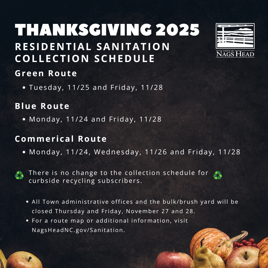 Thanksgiving 2025 Sanitation Schedule